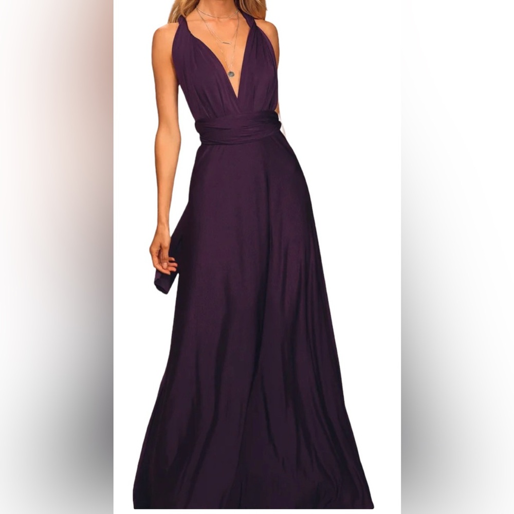 Lulu's Purple Maxi Dress